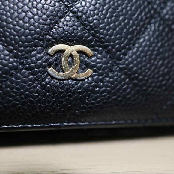 Chanel Black Quilted Leather Clutch with Gold Hardware - Picture 7 of 7